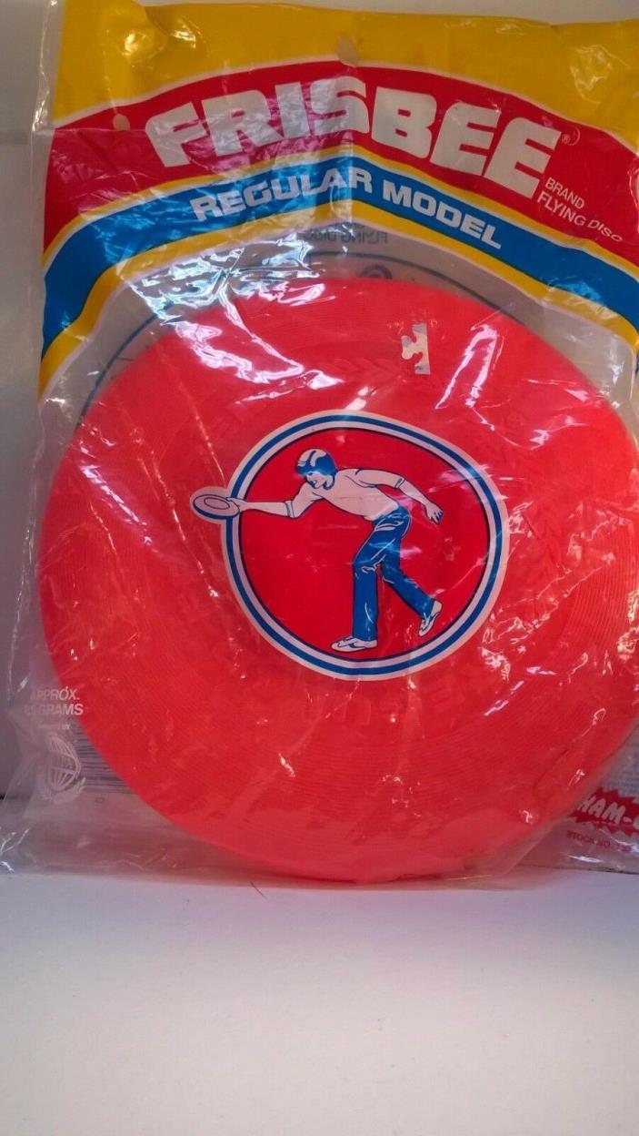 Vintage 1981 WHAM-O Red Frisbee Brand Flying Disc Regular Model