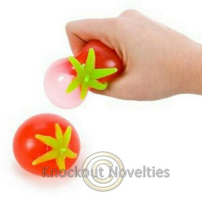 Splat Tomato Squeeze Ball Toy Kids Party Favor Stress Balls Throw