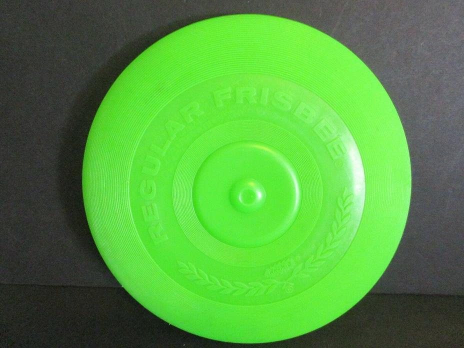 Vintage 1966 Wham-O Regular Frisbee-Green