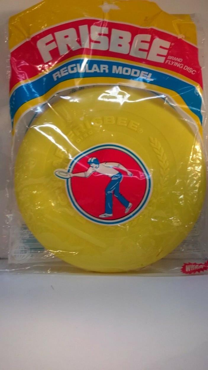 Vintage 1981 WHAM-O Yellow Frisbee Brand Flying Disc Regular Model