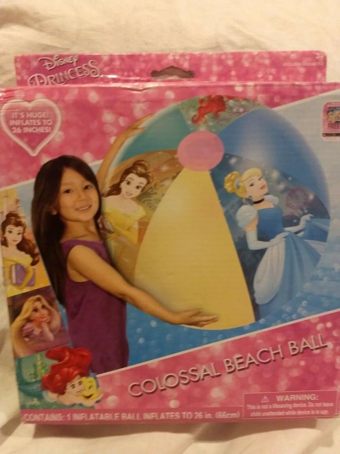 Disney Princess Colossal Beach Ball inflates to 26