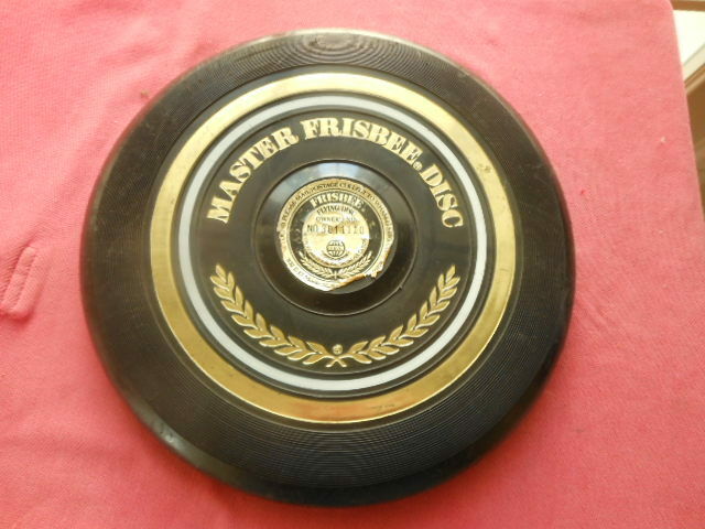 Vintage 1979 WHAM-O Master Frisbee Disc Tournament Model 150 grams IFA Black