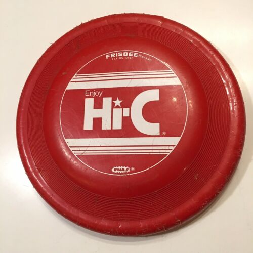 Vintage Wham-O Hi-C Red Frisbee Brand 1975 70s Flying Disc Game Toy Sports VTG