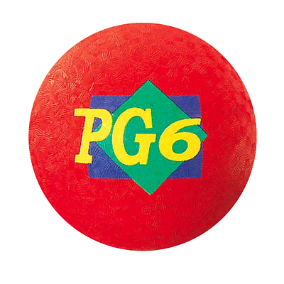 PLAYGROUND BALL RED 6 IN 2 PLY
