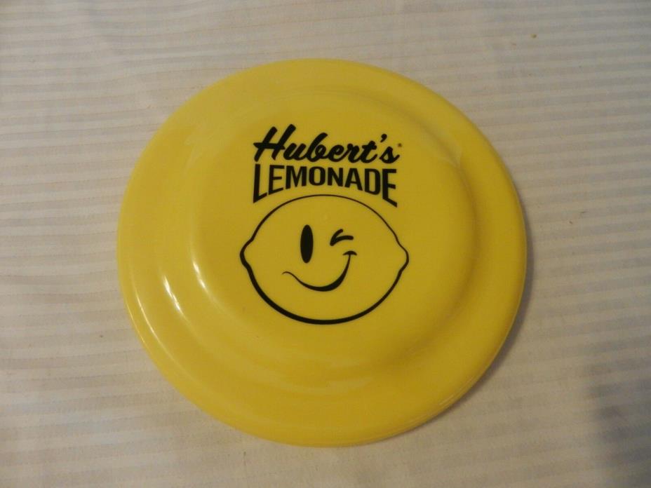 Hubert's Lemonade Small Yellow Frisbee with Logo 7