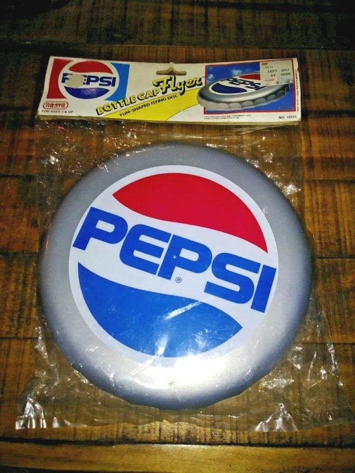 Pepsi Bottle Cap Flyer 1988  Nasta  #15515 Frisbee RARE