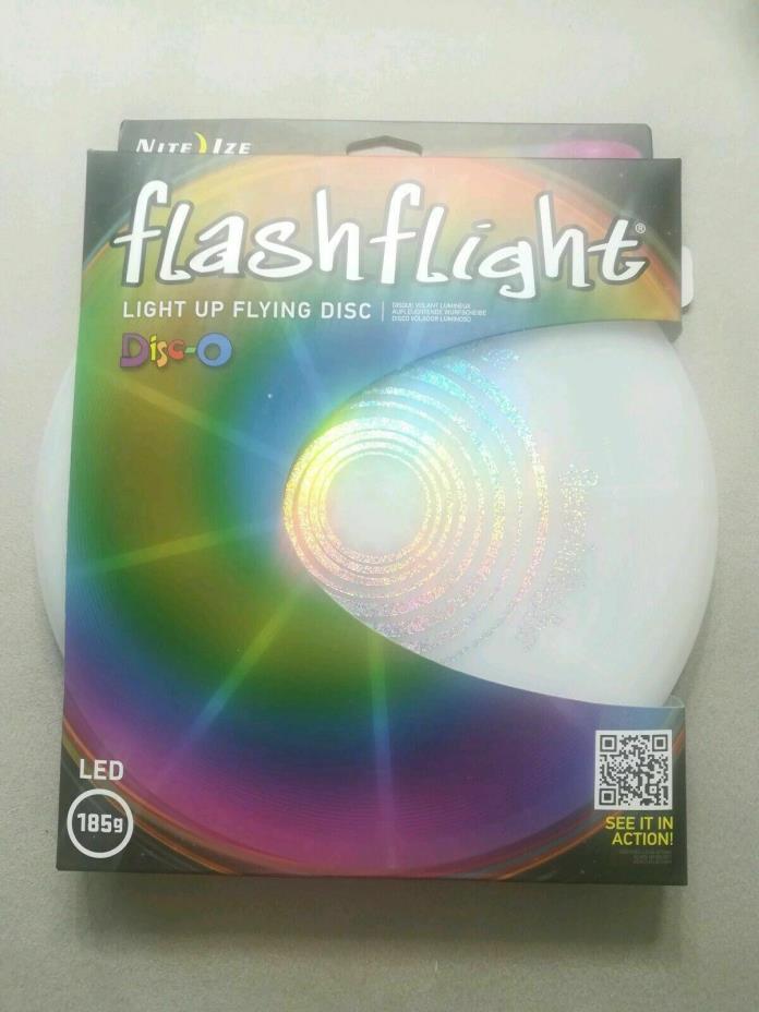 NITE IZE Flash Flight Disc O LED Lighted Flying Disc FFD-08-07 Frisbee