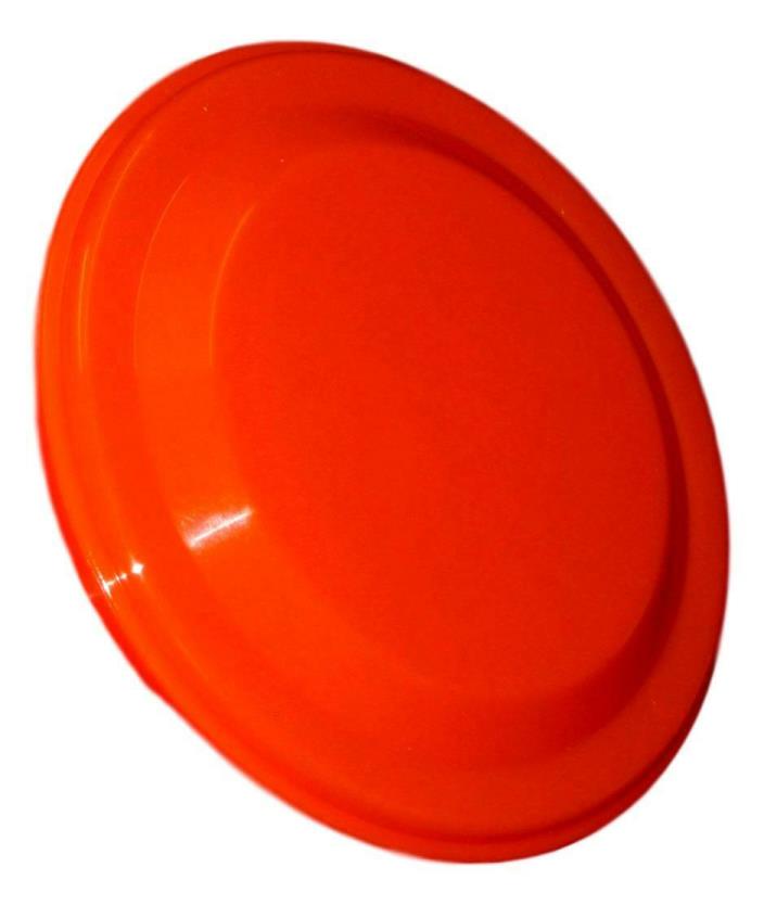 12 Brilliant Orange  9 1/4 Inch Diameter Flyers-Flying Discs-Like Frisbees