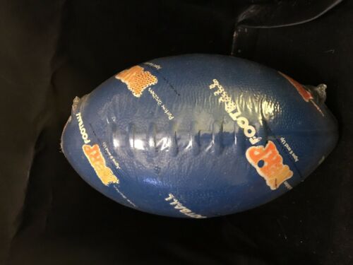 1970s RARE Vintage Parker Brothers NERF Football Blue Yellow