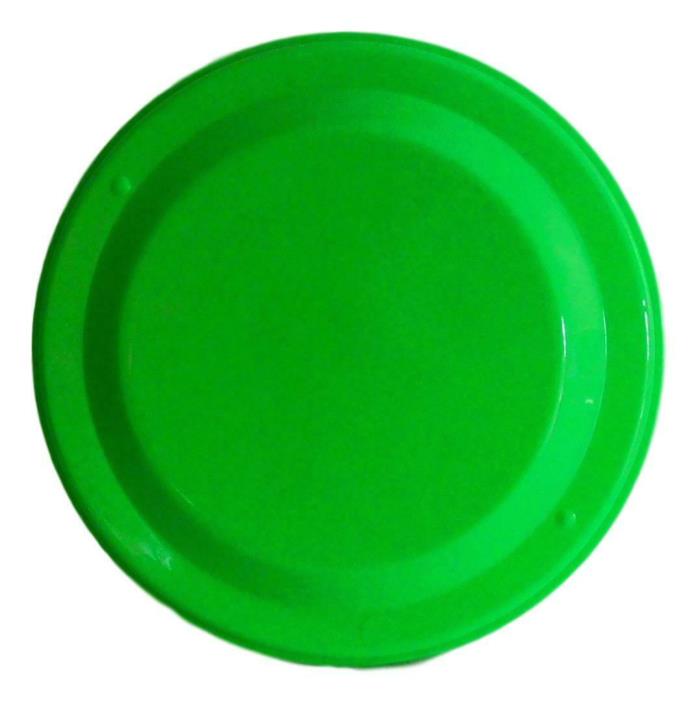 12 Brilliant Lime  9 1/4 Inch Diameter Flyers-Flying Discs-Like Frisbees