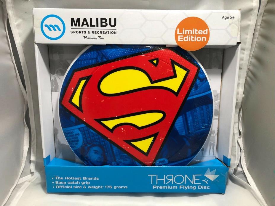 DC Comics Superman Flying Sports Frisbee Disc Limited Edition - Throne Premium