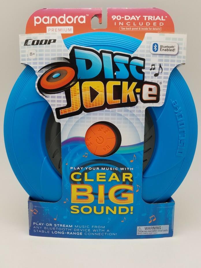 Tucker International Disc Jock-E Flying Disc Frisbee Bluetooth Speaker Blue