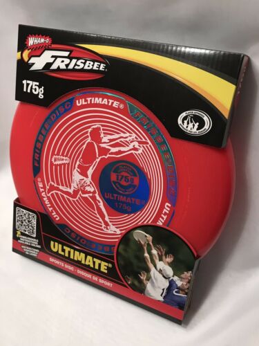 Wham-O 175g Red Ultimate Frisbee Sports Disc