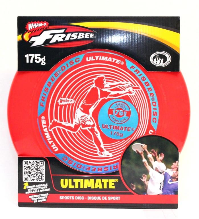 WHAM-O Ultimate Frisbee 175g Frisbee Disc Sporting Equipment New In Box - Red