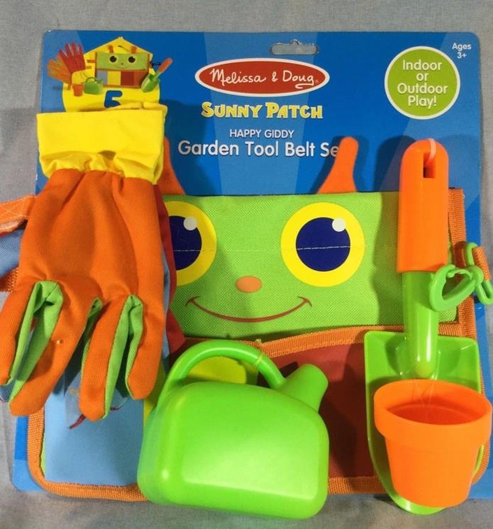 Melissa & Doug Sunny Patch Happy Giddy Garden Tool Belt Set New in Package