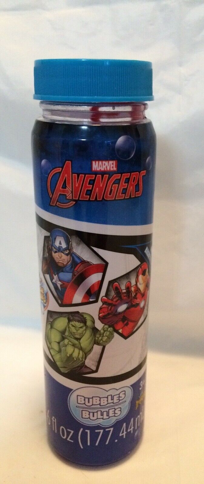 marvel avengers blowing bubbles salution 6 oz