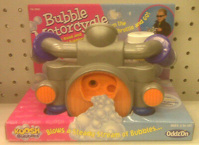 NEW - KOOSH BUBBLES BUBBLE MOTORCYCLE WITH BUBBLES - MADE IN 2000 - RARE FIND