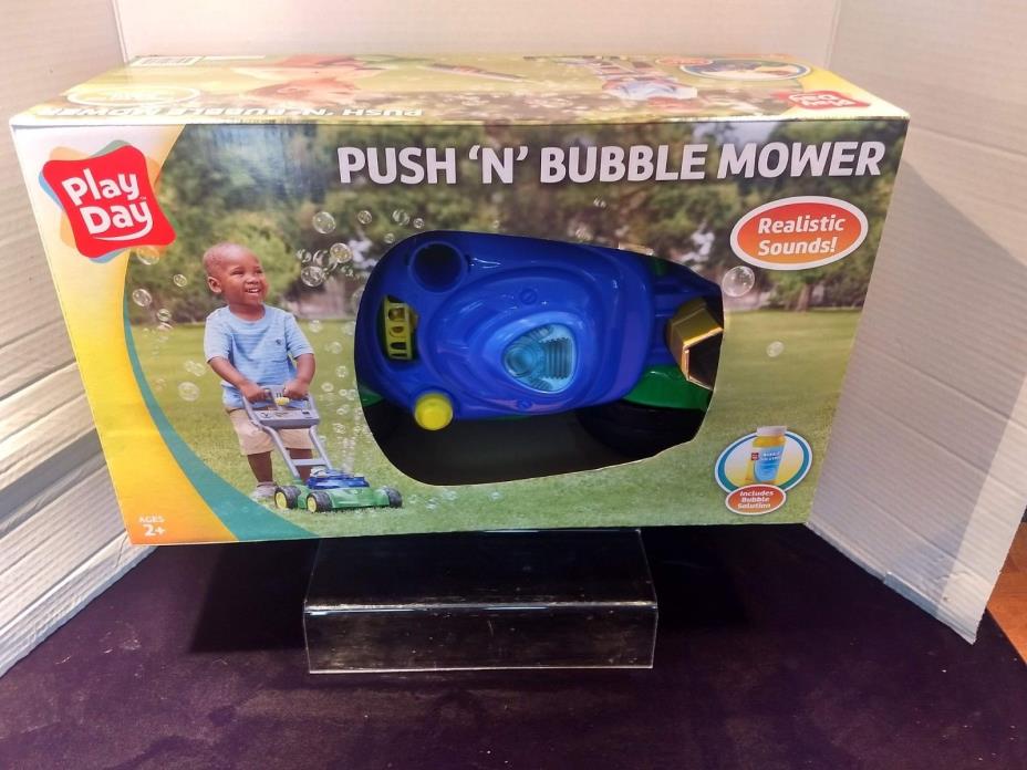 Push N Bubble Mower/ Realistic Sounds/ with Bubbles/ Brand New in Box