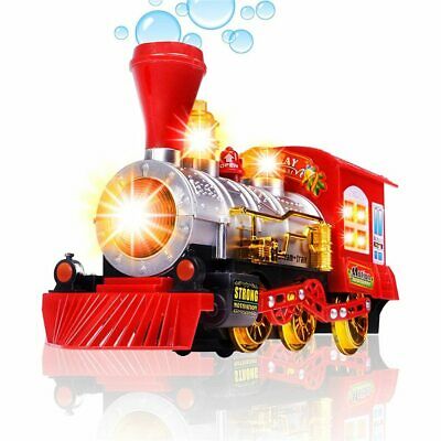 New Magic  Train Locomotive Engine Car Bubble Machine