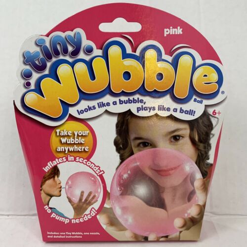 Tiny Wubble Pink Wubble Ball Blow 6+ no pump needed Easter Basket Filler