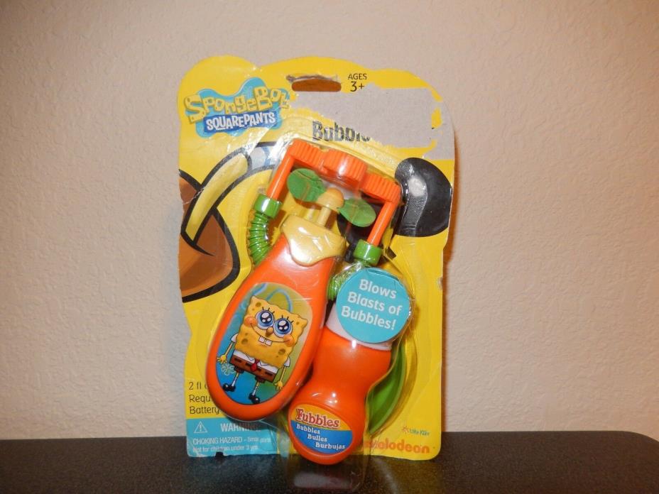 Nickelodeon Spongebob Squarepants motorized bubble blower Ages 3+