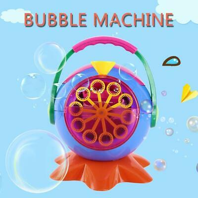 Portable Automatic Bubble Machine Maker Bubble Blowing