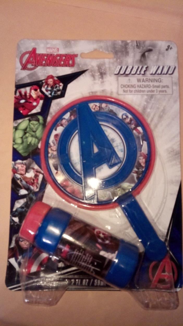 Marvel Avengers Bubble Wand With Bubbles Bottle 2 oz