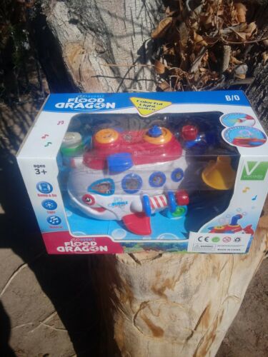 Toy Submarine Bubble Boat Battery Operated With Lights And Music Great For Learn