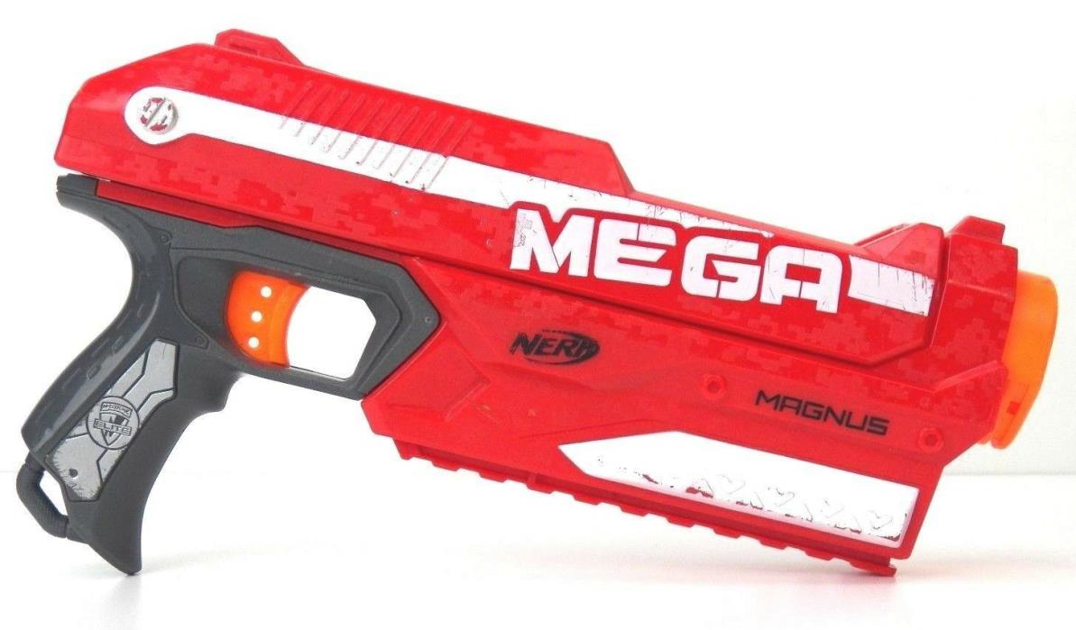 Nerf N-Strike Elite Mega Magnus Blaster in Red tested and working
