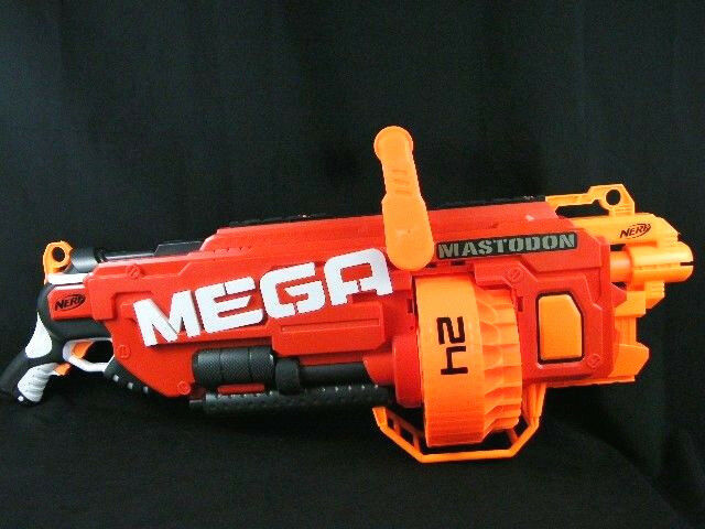 Nerf N Strike MEGA Mega Mastodon Motorized Automatic Rapid Fire Blaster 24