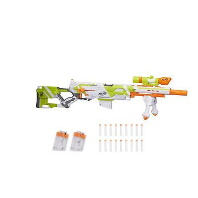 Longstrike Nerf Modulus Toy Blaster with Barrel Extension Bipod Scopes Toys