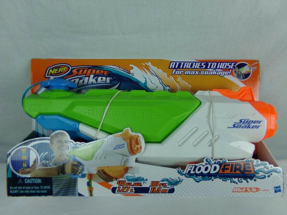 Nerf Super Soaker Attaches To Hose Flood Fire New