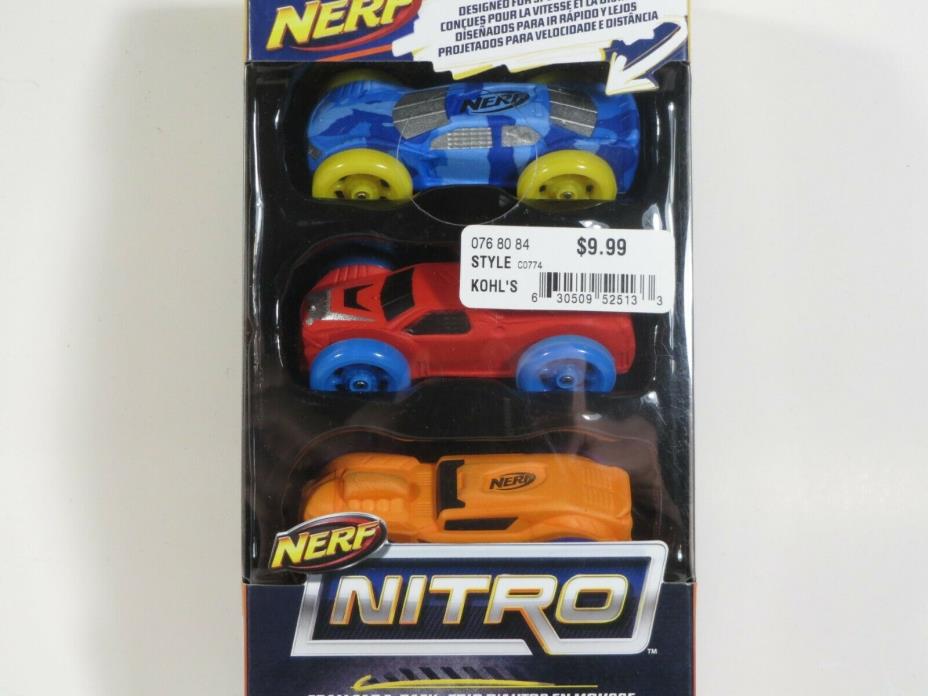 Nerf Nitro Foam Cars 3-Pack Set 2