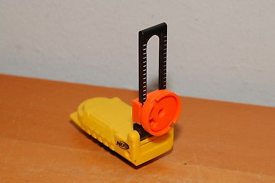 Nerf Adjustable Recon Flip Up Rail Sight Black Yellow Orange