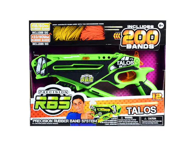 New Talos Rubber Band Shooter Precision RBS - Active Indoor Toy by Super Impulse