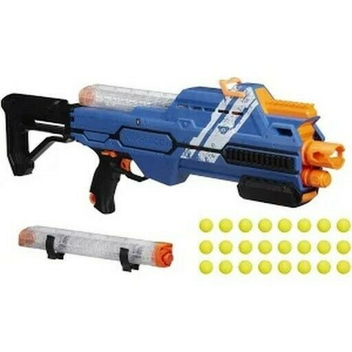 Nerf Rival Hypnos XIX-1200 Blaster(Blue) w/ two 12-round magazines, 24 rounds