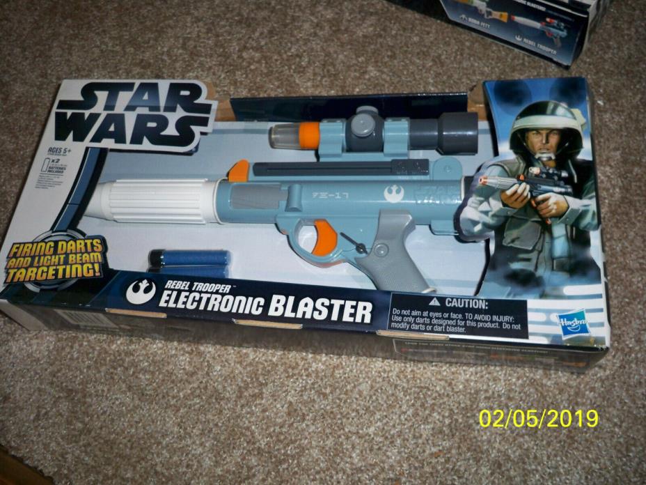 Rebel trooper electronic blaster New Nerf