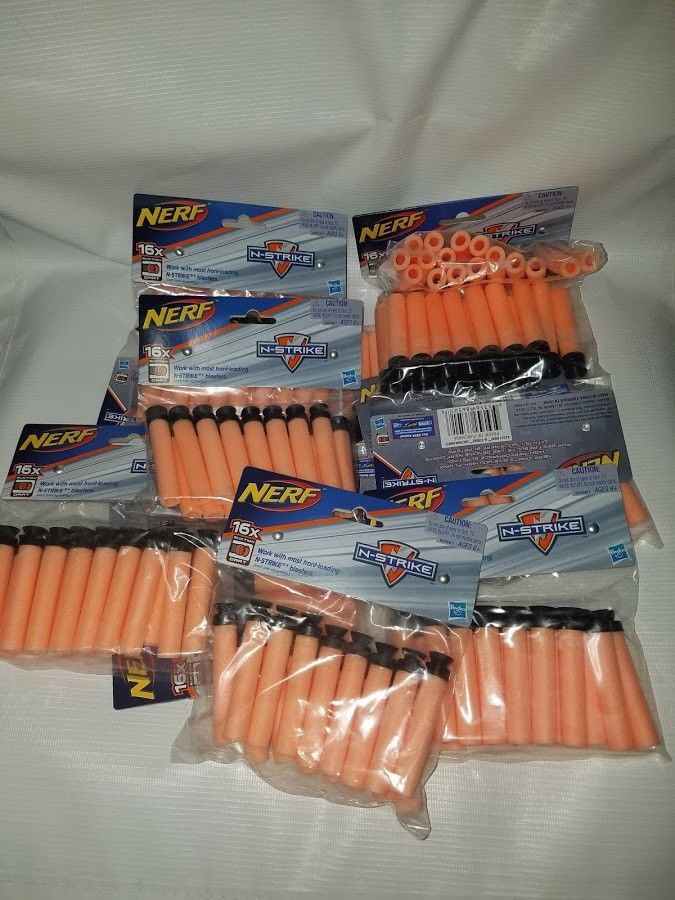 11 bags NEW Nerf N-Strike Micro Suction Cup Darts 16-Pack Refill FREE SHIPPING