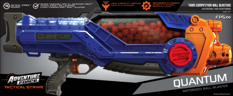 Adventure Force Tactical Strike Quantum Motorized Ball Blaster