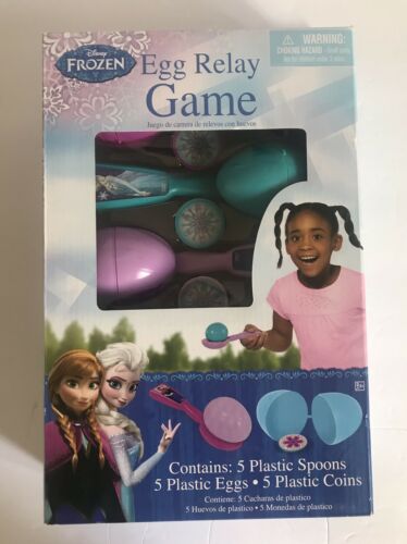 Disney Frozen Egg Relay Game Contains 5 Plastic Spoons, Eggs & Coins for Easter