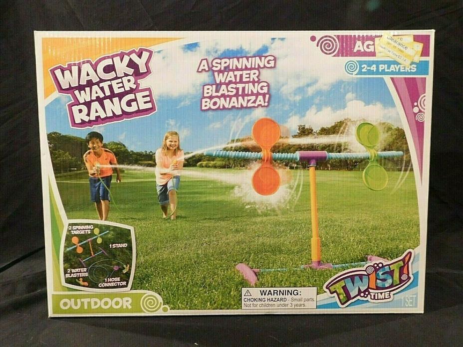 Wacky Water Range Water Blasting Bonanza Twist Time Family Game - NEW