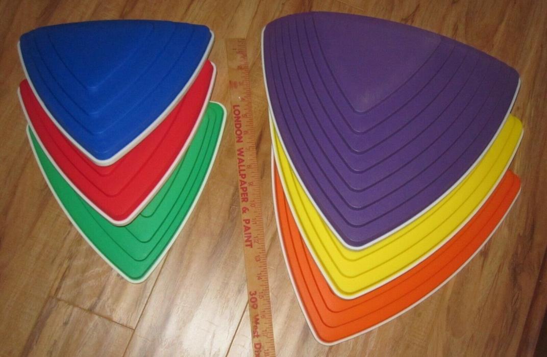 JumpOff Jo Rock Steady 6 Stepping Stones 3 Lg & 3 Smaller Stones Ages 3+ Toys