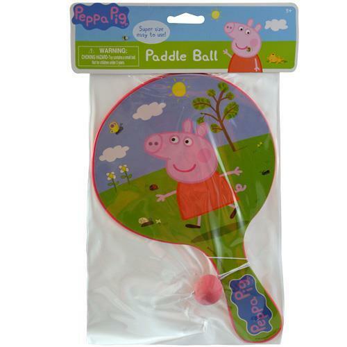 Disney Peppa Pig Deluxe Paddle Ball in Bag & Header 22884PEP 12 PACK