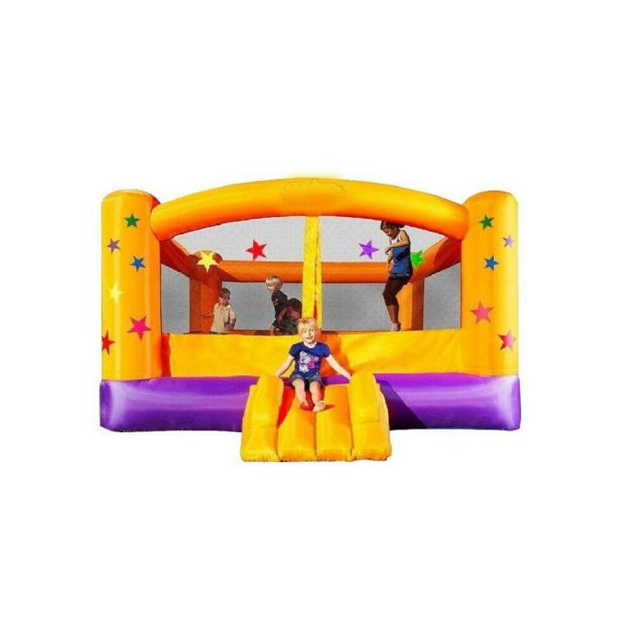 Kids Inflatable Party Backyard Bounce House with Blower PVC 12 x 15