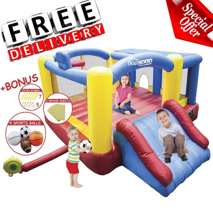 Inflatable Bounce House Kid Commercial Jumping Outdoor Playhouse Fun Slide New