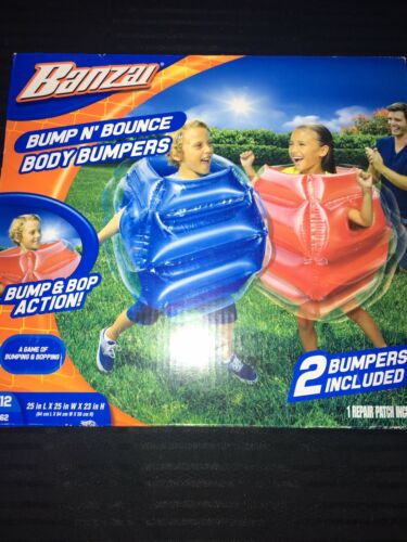 Bump and Bounce Inflatable Body Bumpers - 2 Bumpers Included - NEW