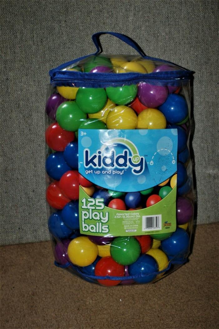 Imperial Toys Kiddy Up Play Pit Balls 125 Count 2.5 Inch Balls - Ships Fast NEW!