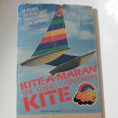 Vtg Spectra Star Kite 1980s Kite-A-Maran Flying Catamaran Boat Unused