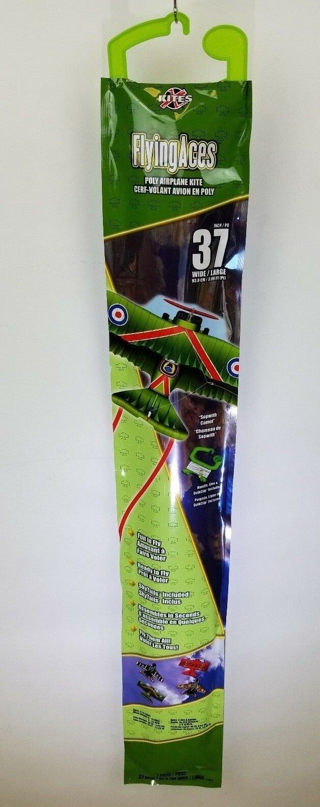 X-Kites Flying Aces 37 Inch Poly Airplane Sopwith Camel Kite New