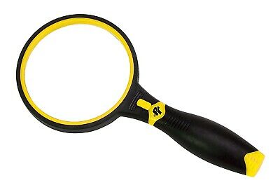 (Yellow LED Wide Angle Magnifying Glass) - Performance Tool W15028 LED 4X